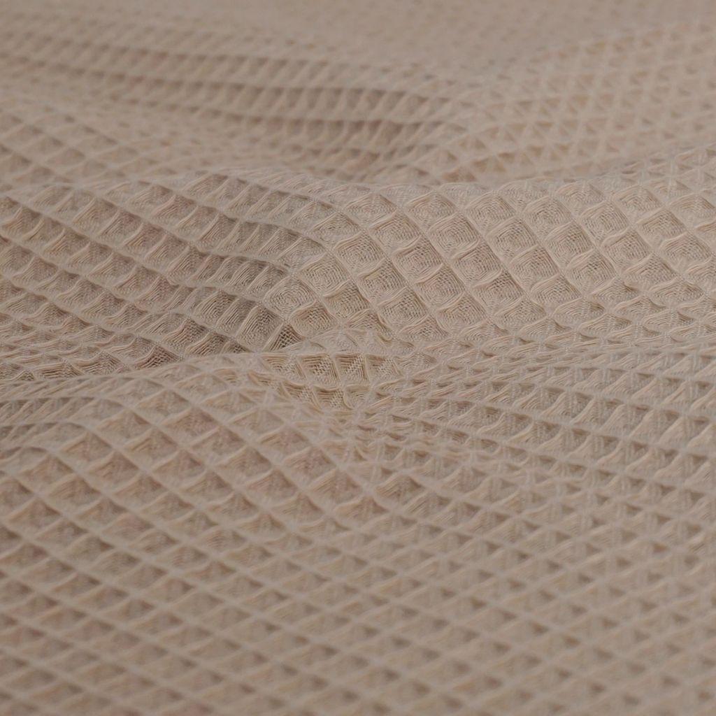 Preview: Waffelpique Pikee Baumwolle hellbeige